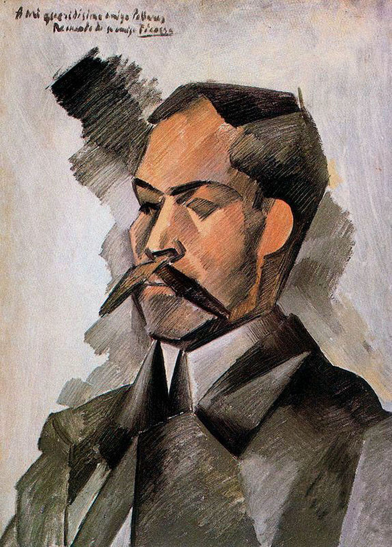 Picasso Portrait of Manuel Pallares 1909